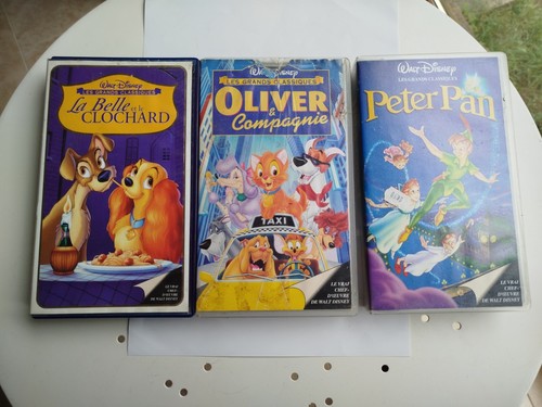 Vhs walt disney oliver - walt, disney,
