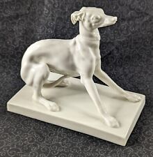 Amazing Vintage NYMPHENBURG Porcelain ITALIAN GREYHOUND WHIPPET Dog Figurine!