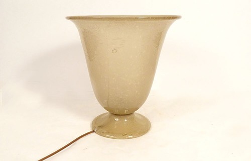 Lampe verre soufflé bullé