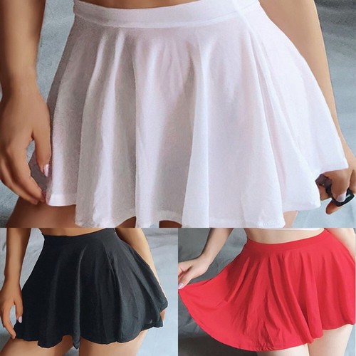 Mini jupe plissée jupe top