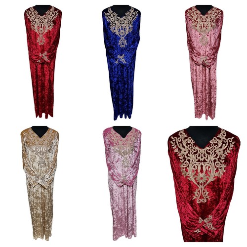 Robe maxi longue velours - longue,