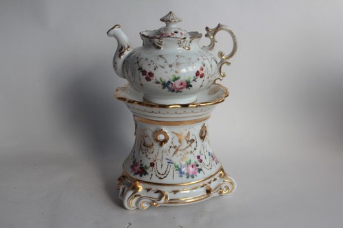 Tisanière porcelaine xixe - tisanière,