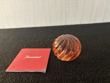 Baccarat Crystal Pink Bamboo Twist Paper Press