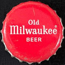 OLD MILWAUKEE CORK LINED BEER BOTTLE CAP ~ JOS. SCHLITZ WISCONSIN WISC CROWNS WI