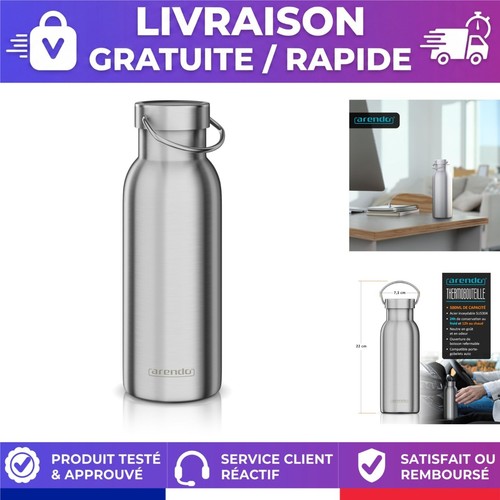 Arendo gourde isotherme inox - isotherme,