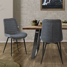 Lot de 2 chaises de salle à