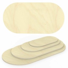 Plaque Multiplex Ovale En Bois