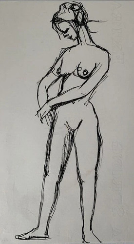 Très beau dessin féminin - très,