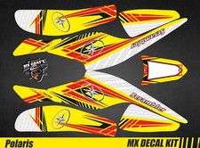 Kit Déco Quad / Atv Decal Kit Polaris Scrambler Trailblazer  - Yellow Arrow