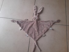 DOUDOU PLAT LAPIN MARRON