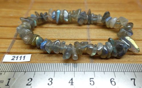 Baroque labradorite bracelet - baroque,