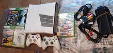 Xbox 360 Slim 1439-250GB HDD Console / 2 Pads Fully Working +5 Games