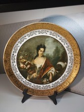 Grande assiette murale vintage en porcelaine De collection Made In Pologne