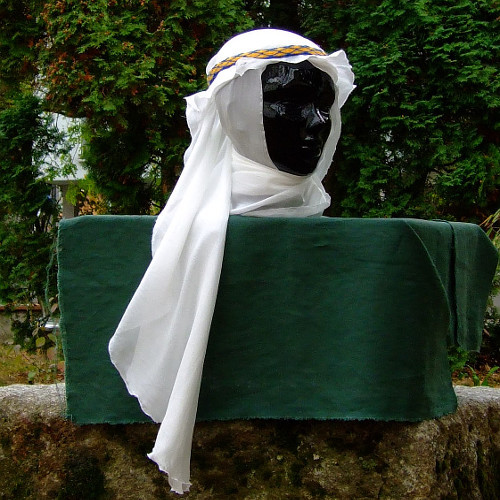Tenue médiévale voile et - tenue,