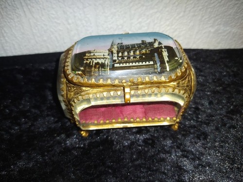 Ancienne boîte bijoux - boîte, à