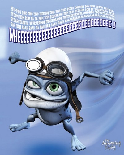 Crazy frog wheee affiche - -,
