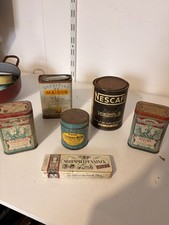 Ancien Lot Boîte Métal