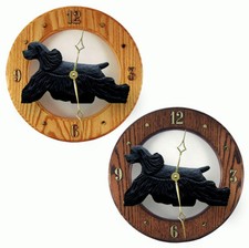 Horloge En Bois Cocker Spaniel