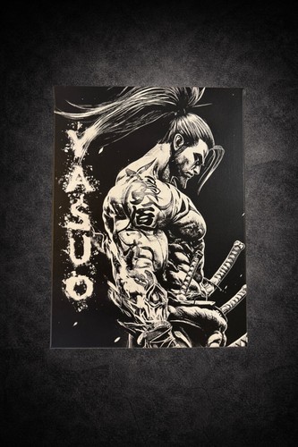 Tableau yasuo noir - yasuo, et
