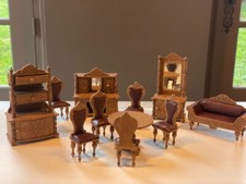 JOUET ANCIEN SALON POUPÉE MINIATURE FIN XIXème