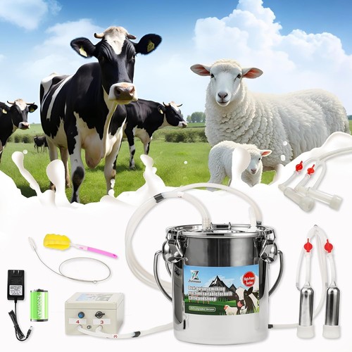 Milk goats and cows - and,