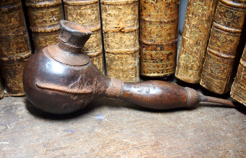 Antique pipe africaine - antique, en
