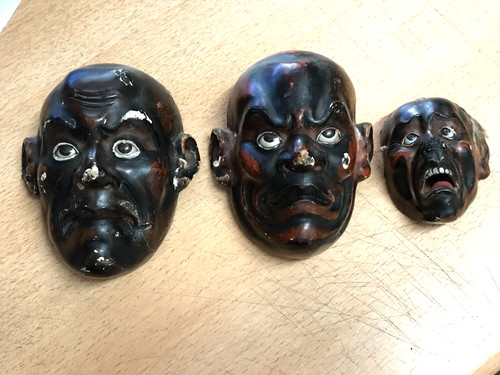 Japon lot masques ancien - lot, de