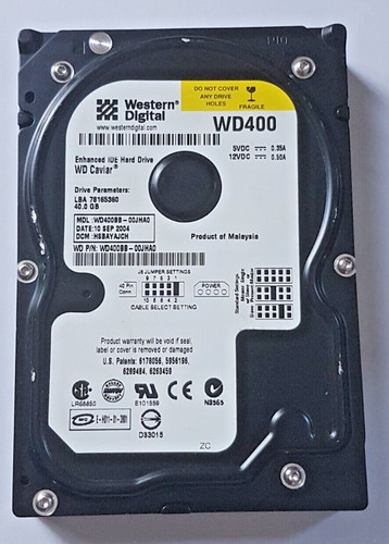 Disque dur ide western - 40, go