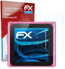 atFoliX 3x Protecteur d'écran pour Apple iPod nano 6G clair