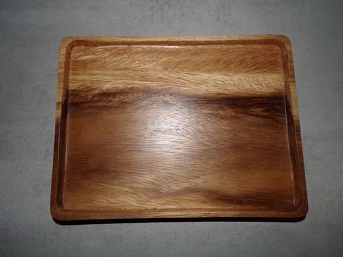 Assiette plateau en bois - en,
