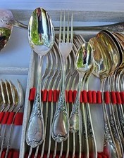 ERCUIS silver metal housewife model Dubarry silverware 37 pieces XXE 