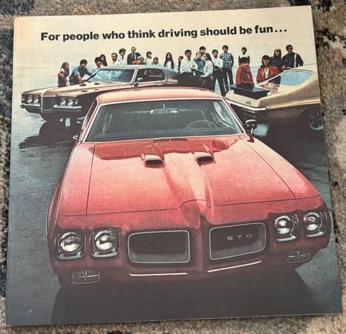 Pontiac gto for 1970 brochure - pontiac,