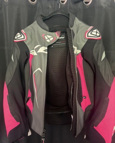 Blouson moto cuir femme ixon - blouson,