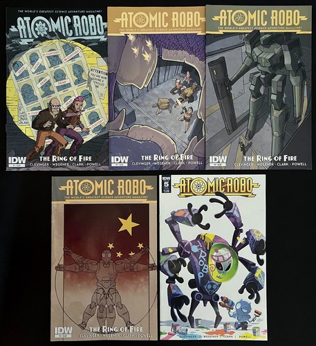 Atomic robo ring fire - atomic, robo: