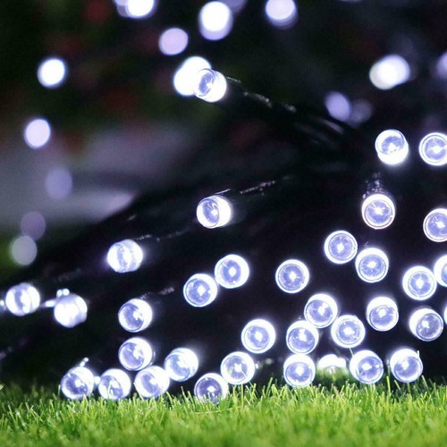 Blanc 100 led solaire - led,