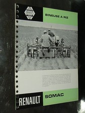 Prospectus Tractor Renault Binuse Riz 1960 Prospectus Brochure Tractor Tractor 