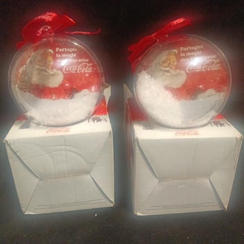 Deux boules noël coca - noël,