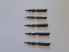 lot 5 plume d'ecriture nibs penna PERRY & CIE n°227 EF london