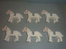 6 x Cheval LEGO CHATEAU castle