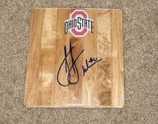 JARED SULLINGER SIGNED 6X6 PARQUET FLOORBOARD OHIO STATE BUCKEYES BASKETBALL