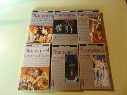 Livres pocket star wars 3 - 6,