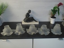 ANCIENNES TULIPES EN VERRE