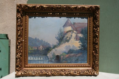 Tableau peinture huile sur - peinture,