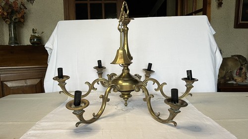 Lustre bras cuivre - 6,