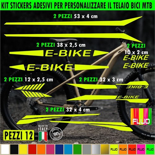 Autocollants vélo vtt cadre - autocollants,