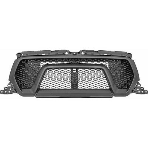 Grille radiateur mat noir - grille,