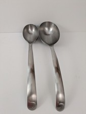 Weight Watchers SS Measuring Serving Spoon 1 Cup & 1/2 Cup Stainless Steel 