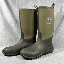 Muck Boot Company Edgewater Tall Green Neoprene Outdoor Waterproof Boots Mens 12