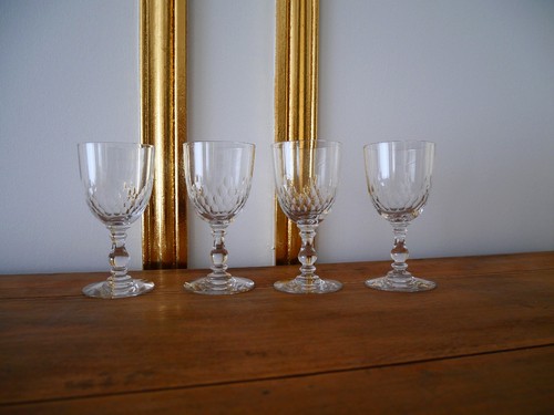 Lot anciens verres vin - lot,
