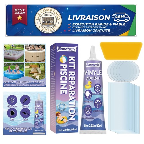 Kit réparation piscine colle - piscine,